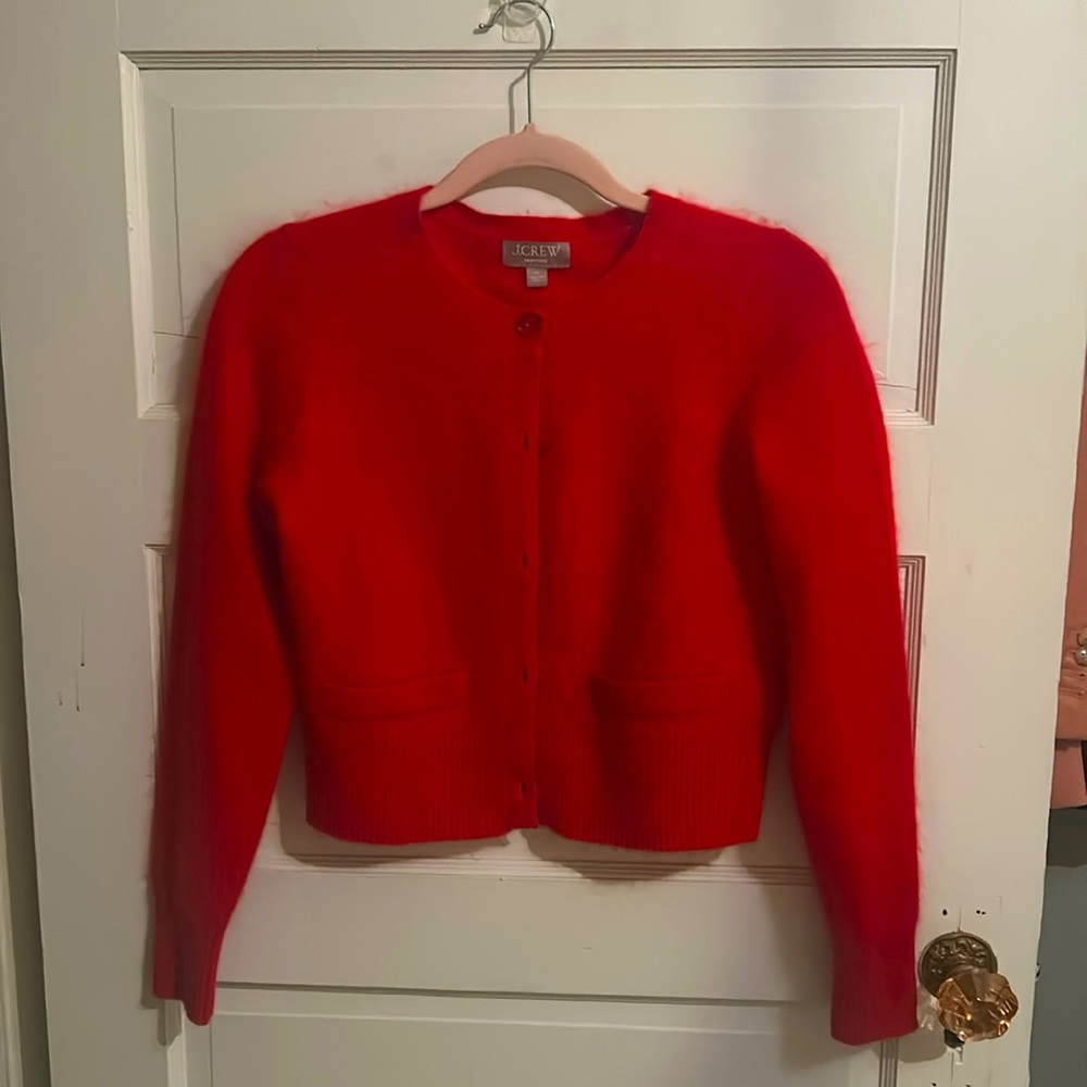 JCrew Brushed Cashmere Cardigan XS